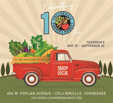 Collierville Farmers Market 10th Anniversary – Tour Collierville