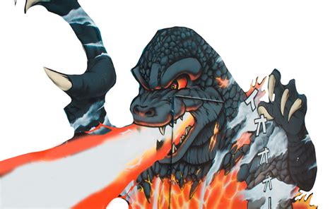 Burning Godzilla By Dracoawesomeness On Deviantart