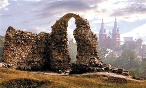 Rēzekne Castle Ruins Baltic States Baltic Countries Baltic