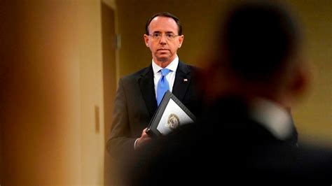 Deputy Us Attorney General Rod Rosenstein To Resign Within Weeks Sky