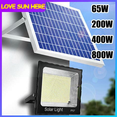 ไฟโซล่าเซล 45w 65w 100w 200w 400w 800w ไฟโซล่าเซลล์ Led Solar Light แสง