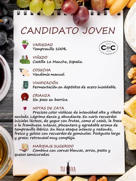 Candidato Tempranillo Tu Cava Gourmet