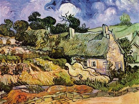 Vincent Van Gogh Poster Reproduction Chaumes De Cordeville Auvers