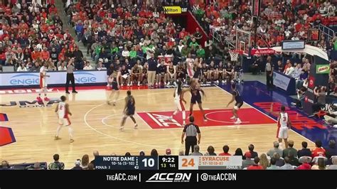 Notre Dame Vs Syracuse Game Highlights 2023 24 Acc Mens Basketball