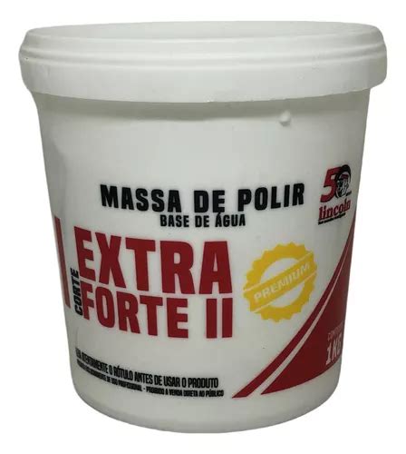 Massa De Polir N2 Extra Forte Lincoln 1kg Base De Agua 110V 220V