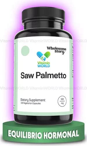 Wholesome Story Saw Palmetto Mg Capsulas Vegetariana Sabor Sin