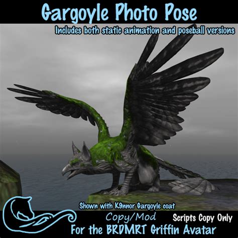 Second Life Marketplace Brdmrt Griffin Pose Gargoyle