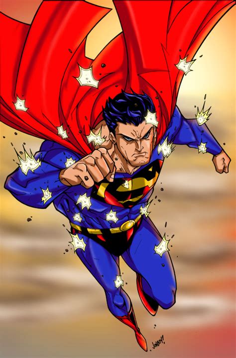 Angry Superman Colored by JusticeCho on DeviantArt