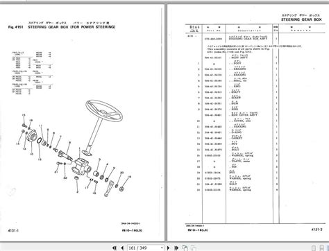 Komatsu Electric Lift Truck FB10 14 15 18 L 4 Parts Book