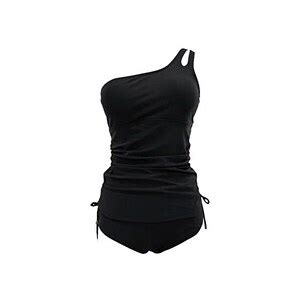Viunychn Costumi Da Bagno Donna Costume Intero A Balconcino Costume Slim Spiaggia Bikini Scollo