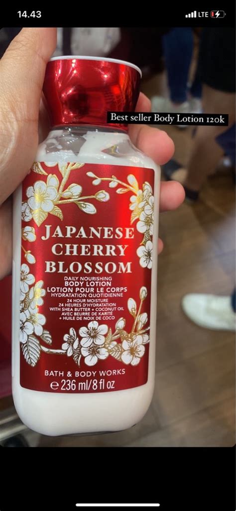 BBW Japanese Cherry Blossom Body Lotion On Carousell