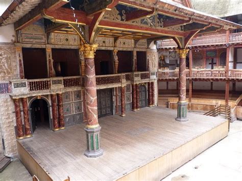 stage of the Globe theatre, London | Scenografia, Teatro, Medievale