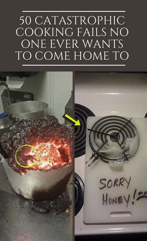 50 Catastrophic Cooking Fails No One Ever Wants To Come Home To