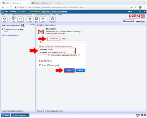 Ozeki How To Send Sms As E Mail Through Gmail