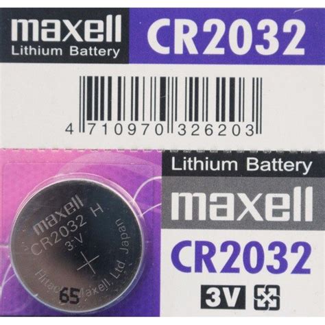 Maxell Cr2032 鈕扣型鋰電池 3v 一顆入 水銀電池 手錶電池 傑梭 蝦皮購物