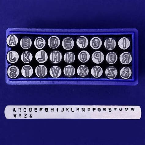 Steel Alphabet Stamp Set - Etsy