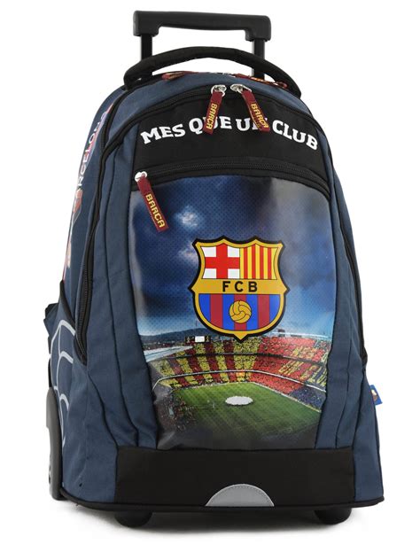 Sac à dos à roulettes Fc Barcelone 171 FCB 204 LMA bleu sur edisac