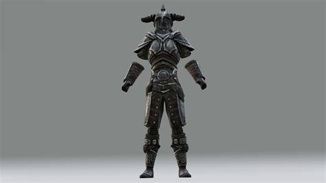 Skyrim Steel Armor 3D Model - TurboSquid 2083230