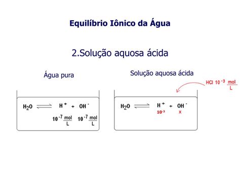 Equilibrio Ionico Da Agua - Equilíbrio Iônico Da água - BINKEDU