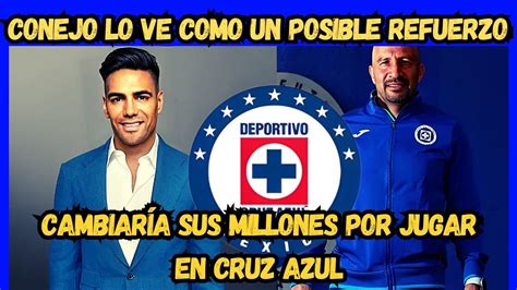 Cambiaría sus Millones por Jugar en CRUZ AZUL CONEJO lo ve como