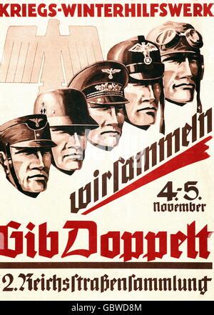 National Socialism Propaganda Advertising Poster For A Public Meeting