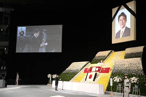 Former Japanese Prime Minister Shinzo Abe Farewelled At State Funeral