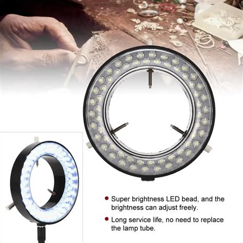 Кольцевая лампа стерео лампа для микроскопа для ремонта ювелирных ...