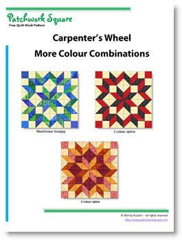 Printable Carpenter S Wheel Quilt Pattern Free Printable Templates