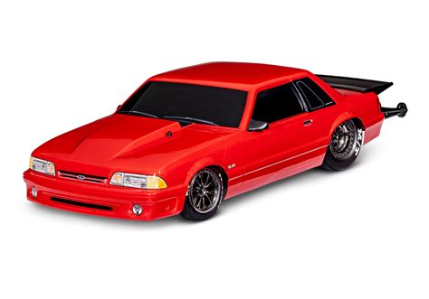 Ford Mustang 5 0 1 10 Scale RTR Drag Slash Red RC Car World