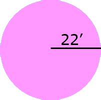 Area of circle, formula and illustrated lesson: how to calculate the ...