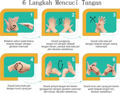 6 Langkah Cuci Tangan Png 60 Koleksi Gambar