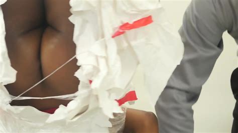 Ebony Sub Babe Gets Throat Fucked