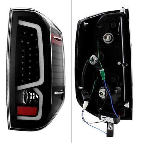 Spyder Alt Jh Ttu Led Bk Black Fiber Optic Led Tail Lights