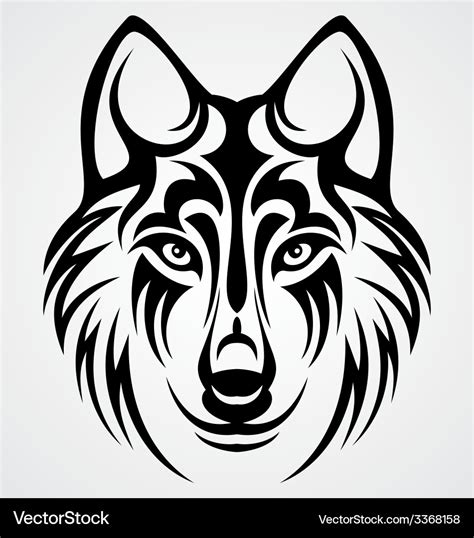 Tribal Wolf SVG