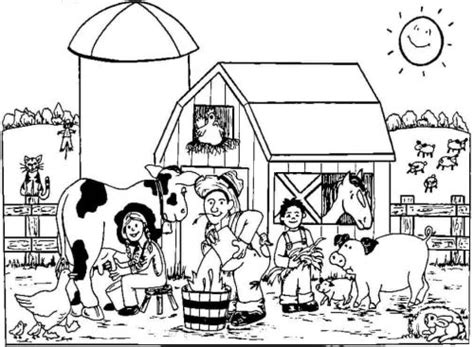 30 Free Farm Coloring Pages Printable