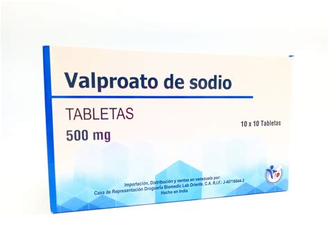 VALPROATO DE SODIO 500 MG X 10 TAB Farmacia Las Delicias