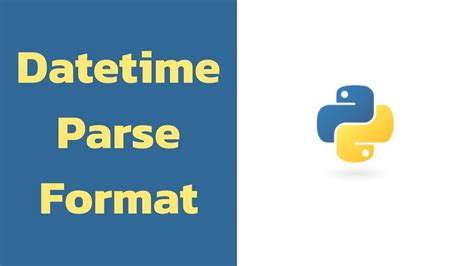 Parsing And Formatting Dates In Python With Datetime YouTube