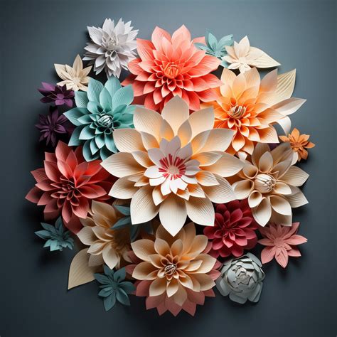 Origami Flowers by futurefusionstudio on DeviantArt