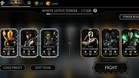 White Lotus Tower Fatal Fights Rewards Mortal Kombat Mobile