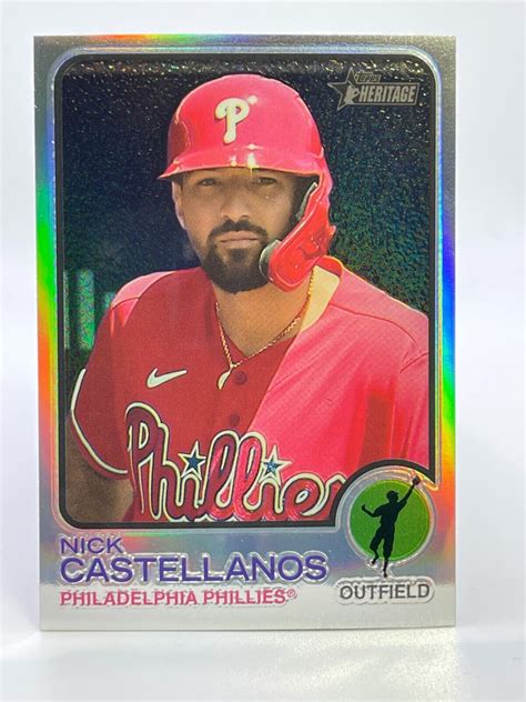 Topps Heritage High Nick Castellanos Phillies Chrome