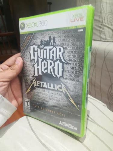 Guitar Hero Metallica Xbox 360 100 Nuevo Original Sellado Envío Gratis