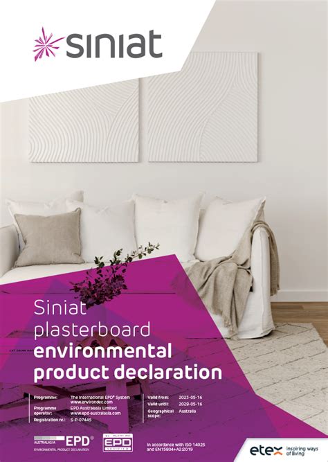 New EPD Alert Siniat Plasterboard Start2see