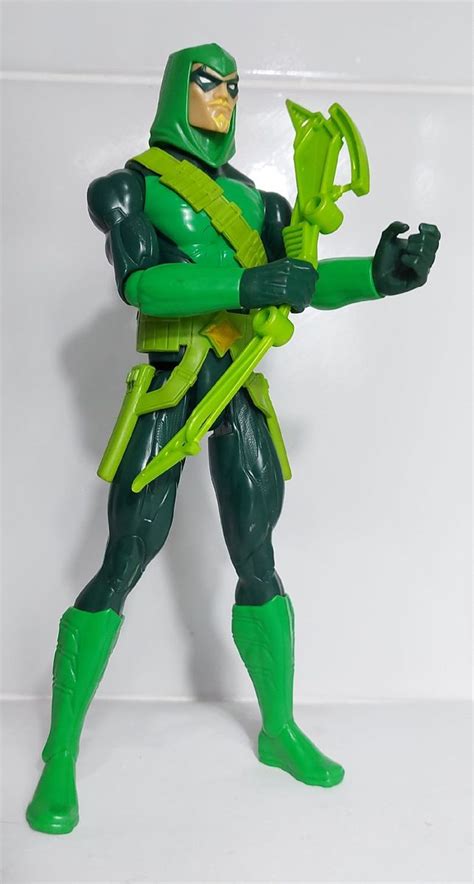 Boneco Arqueiro Verde Liga Da Justica Original Mattel Cm Completo