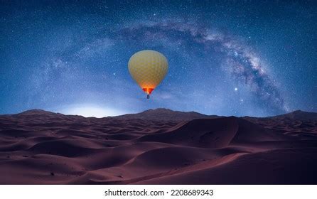 Amazing Milky Way Over Sand Dunes Stock Photo 2208689343 | Shutterstock