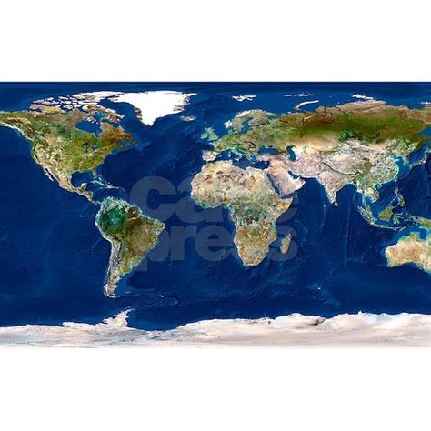 Whole Earth Map Rectangle Car Magnet By Science Photo Library Cafepress