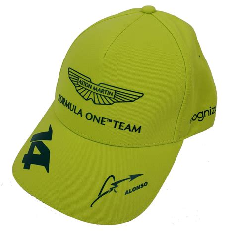 Fernando Alonso Aston Martin F1 Team Hat Yellow Guts Wear