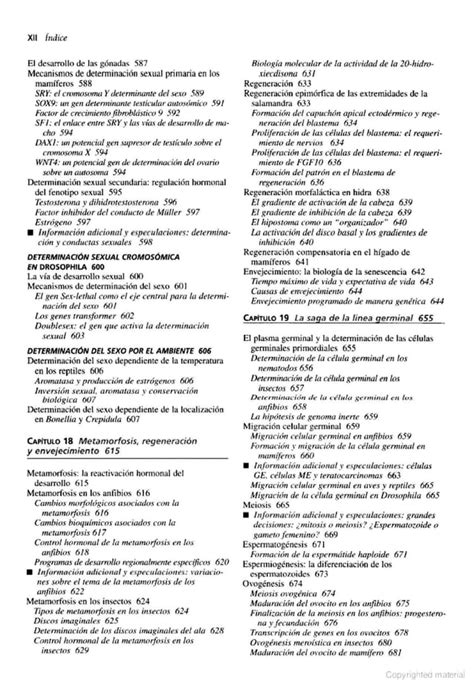 Biología del Desarrollo Gilbert 7a edición pdf