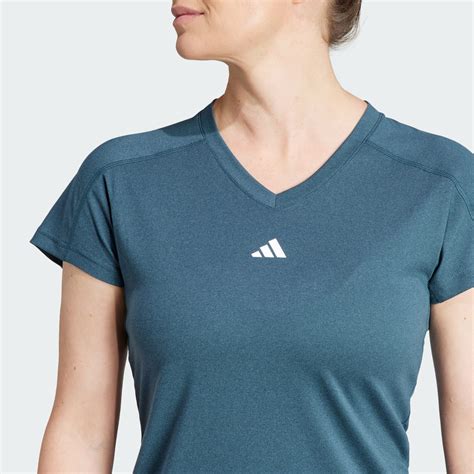 adidas AEROREADY Train Essentials Minimal Branding V-Neck Tee ...