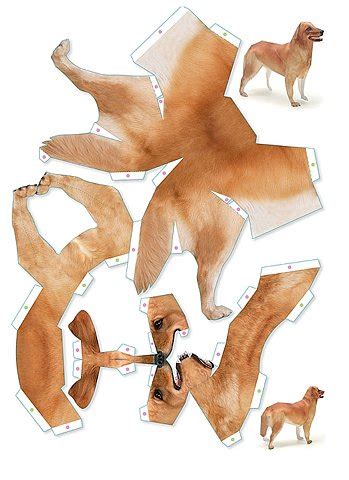 Cachorro De Papel Para Imprimir - Pedagógiccos: Cachorros de papel para montar
