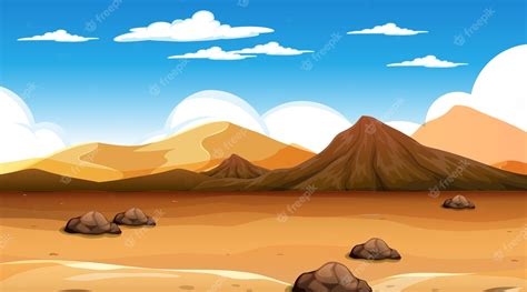 Clipart Desert Mountains